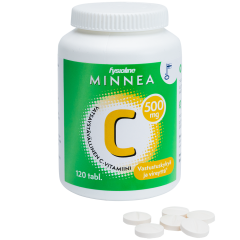 Minnea C-vitamiini vatsaystävällinen 500 mg tabletti 120 kpl 120 tabl