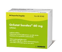 ORLISTAT SANDOZ 60 mg kaps, kova 84 fol